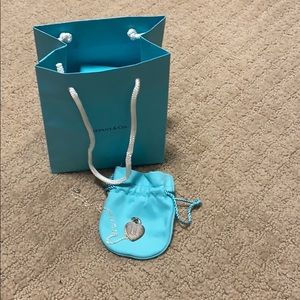 H heart tag necklace tiffany and co